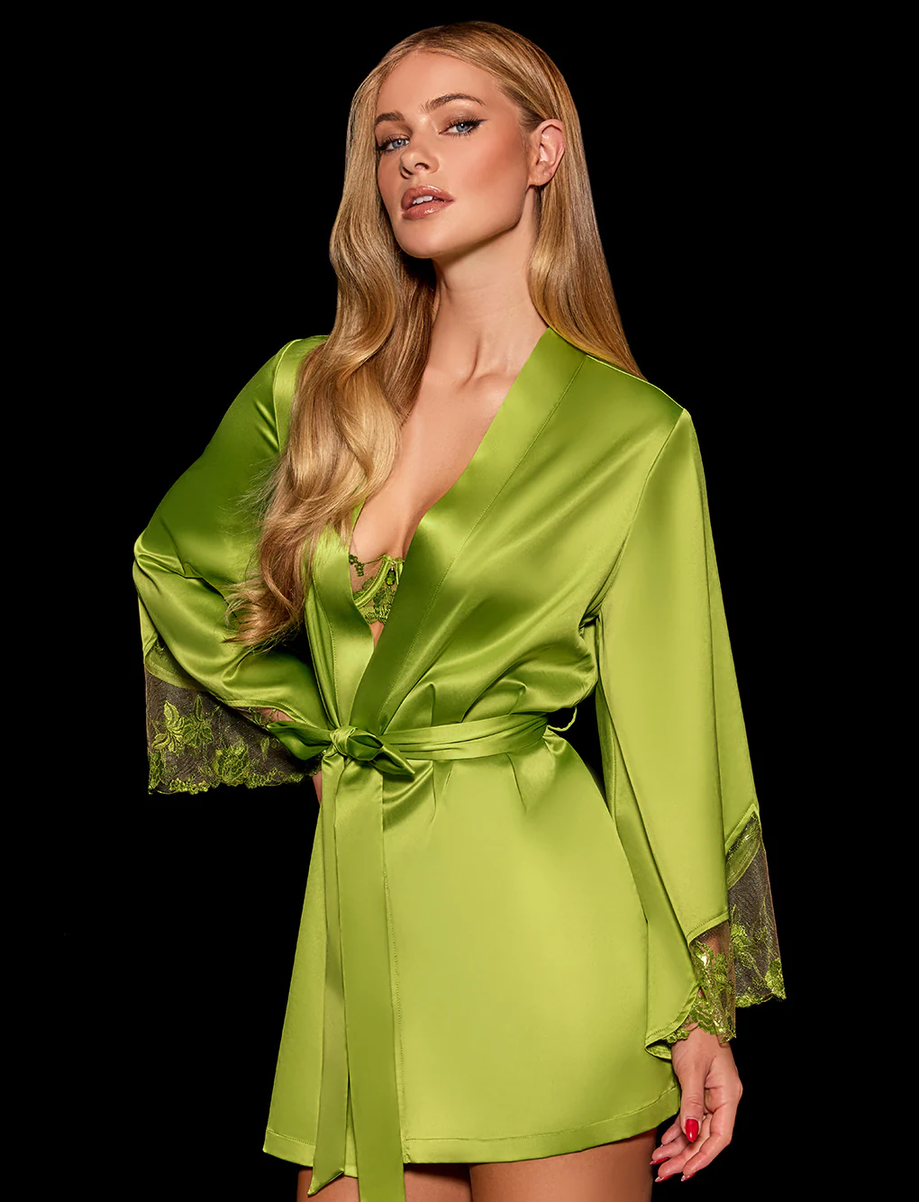 Whitney Chartreuse Robe - Image 3